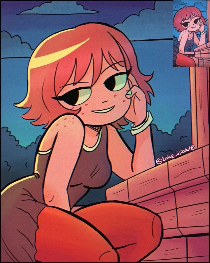 Your girlfriend, Kim Pine