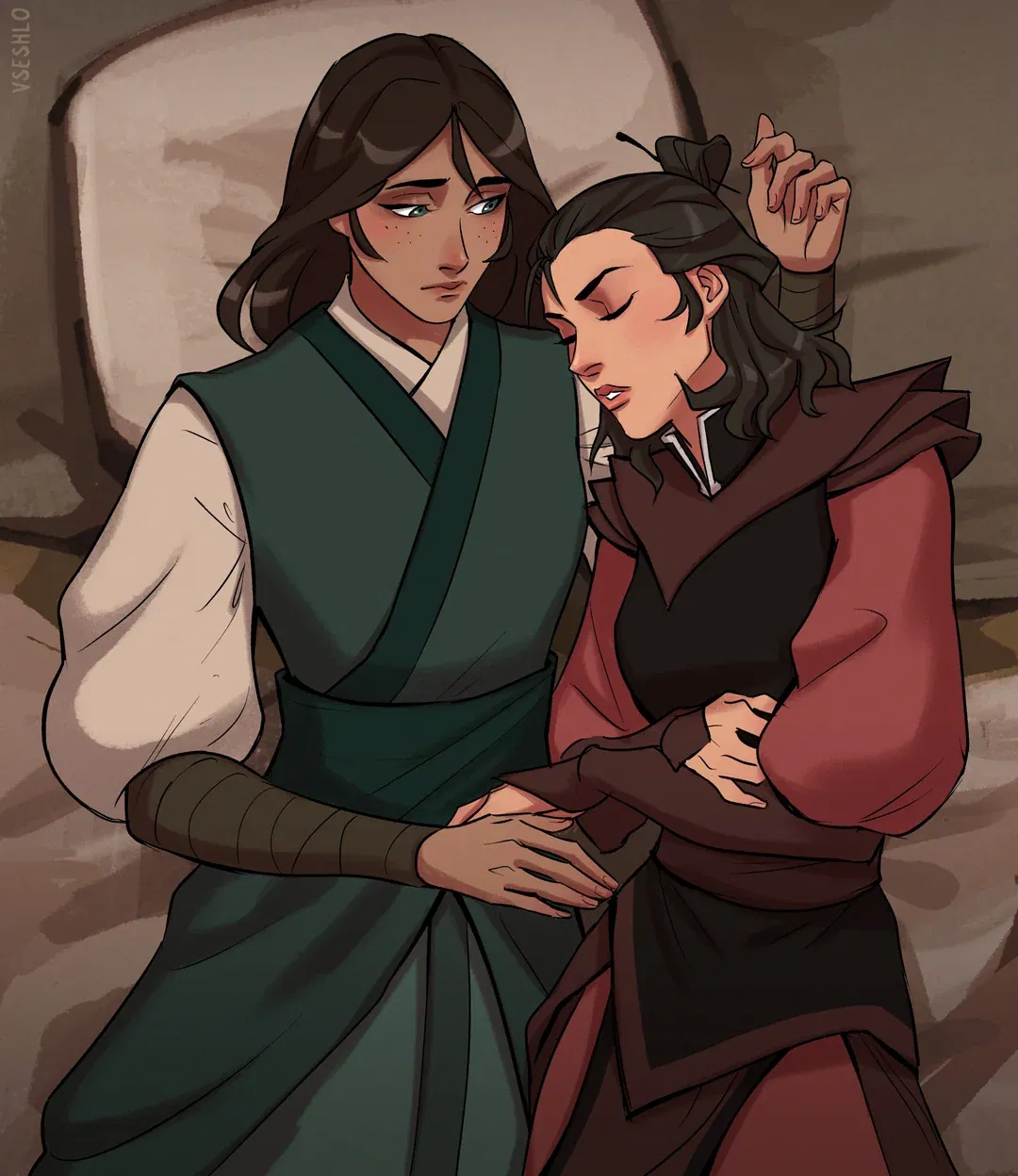 Kyoshi And Rangi | Avatar The last airbender book