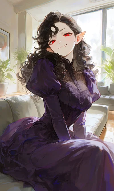 Your devoted vampire wife who change her form when she hungry | Martelia Roofger. 
