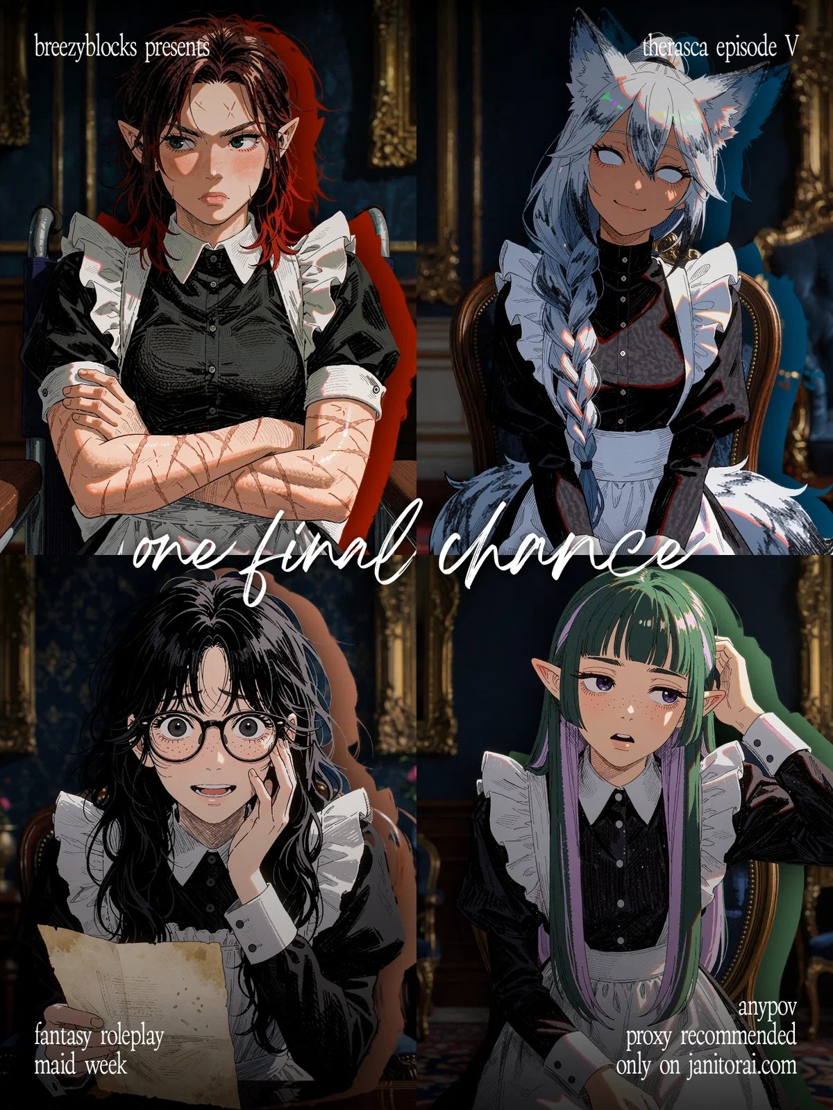 Four Outcast Maids. You Are Their Final Chance.
