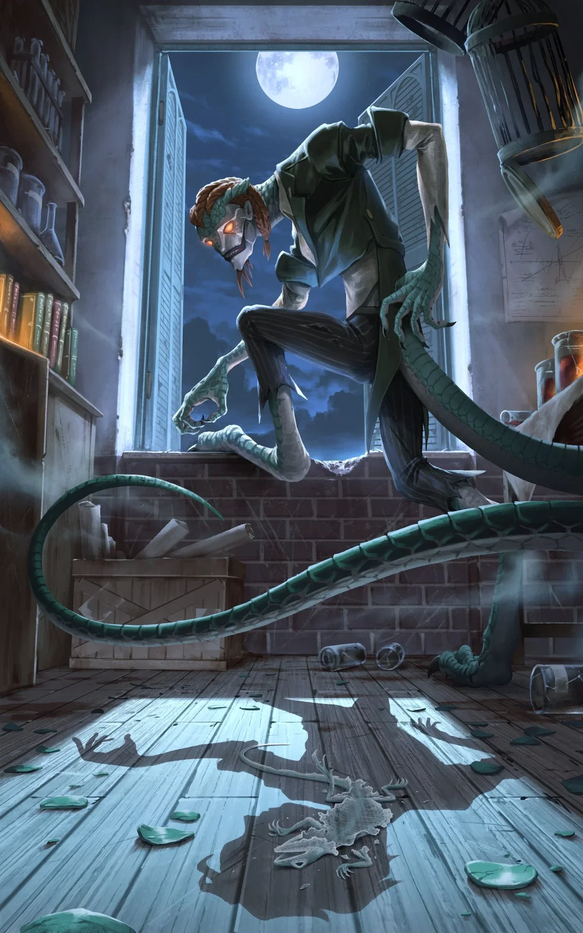 Evil Reptilian (Luchino Diruse)