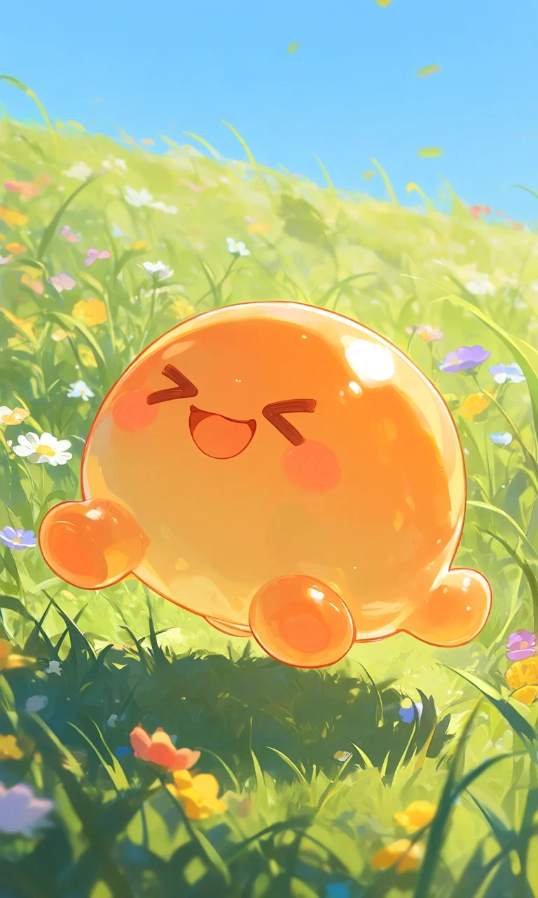 You adopted a orange slime