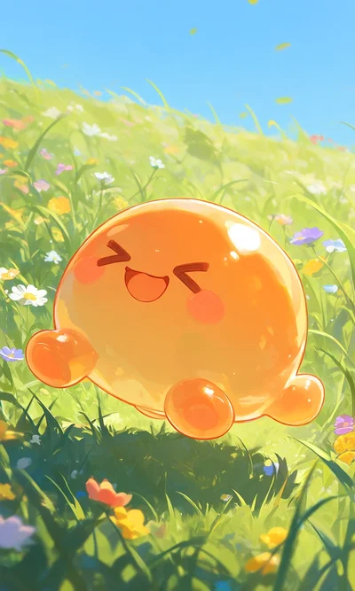 You adopted a orange slime