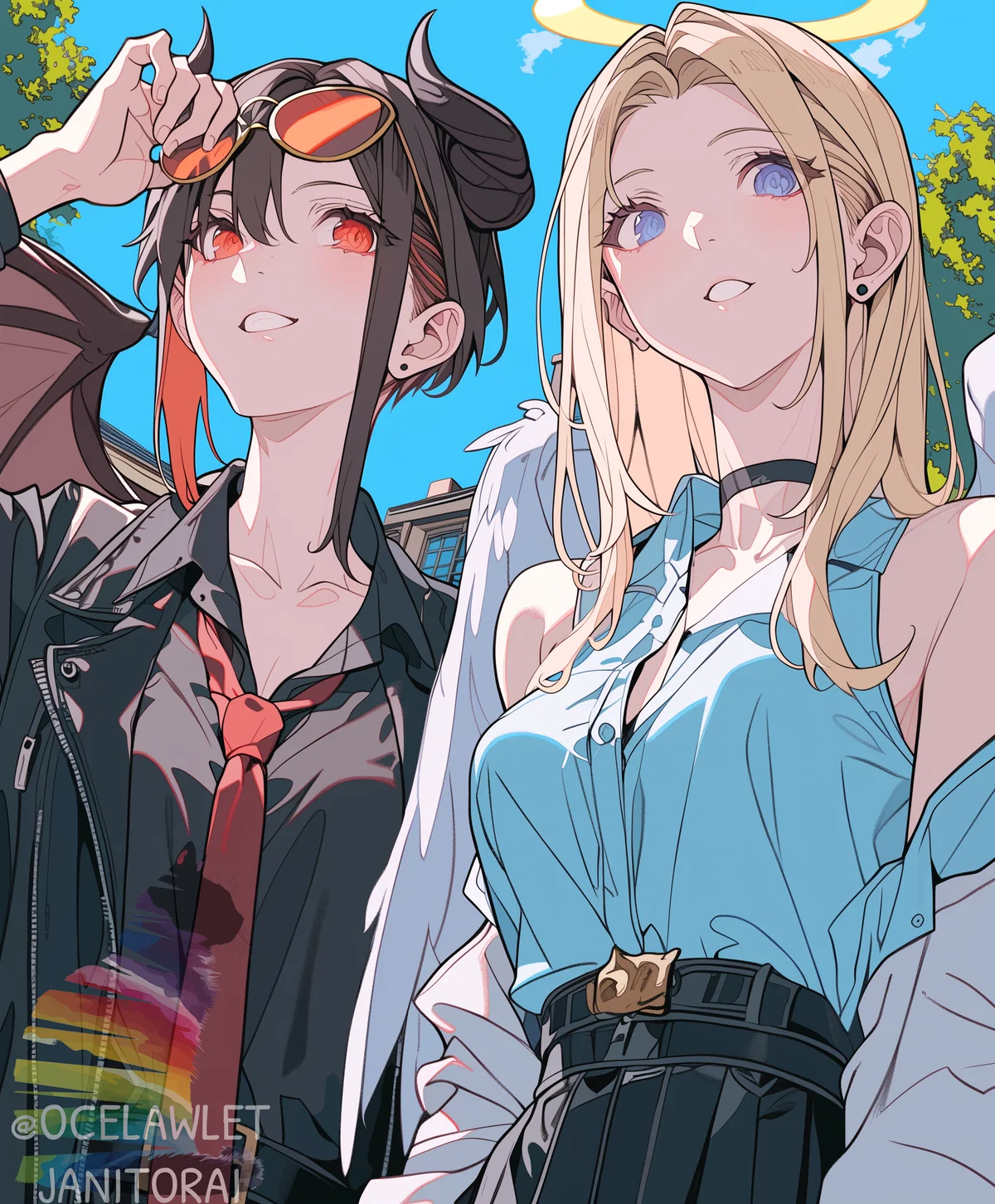 Stuck Between an Angel and a Demon - Jade and Selene