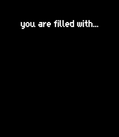 An announcement.