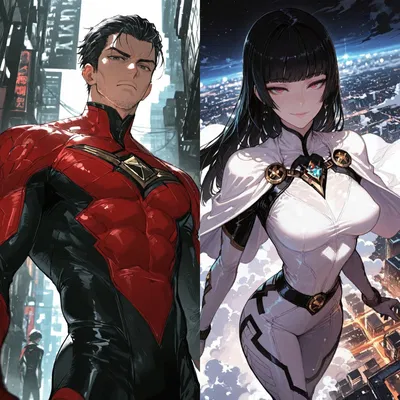 World's No.1 & 2 Heroes ~ Flamefist & Brightstar