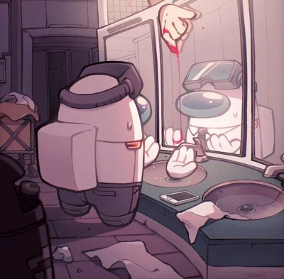 White Crewmate - Among Us