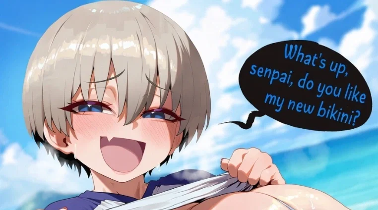 Hana Uzaki (Teasing on next level)