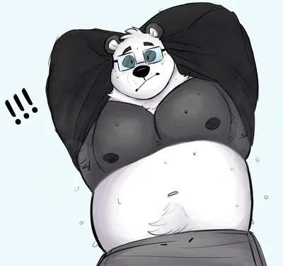 Shy panda! >/////< 