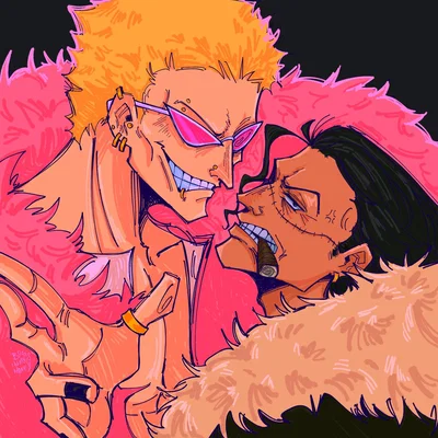 Sir Crocodile and Doflamingo