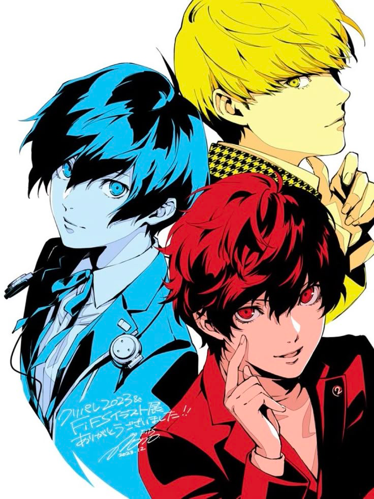 Persona 3-5 protagonist 
