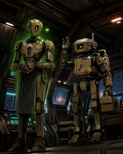 Stew & Ward || Your Robot Companions