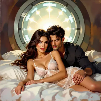 You come home to find...two people are in the Holodeck...is Brenda cheating?