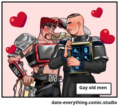 Luke Nukem and Friar Errol Human AU