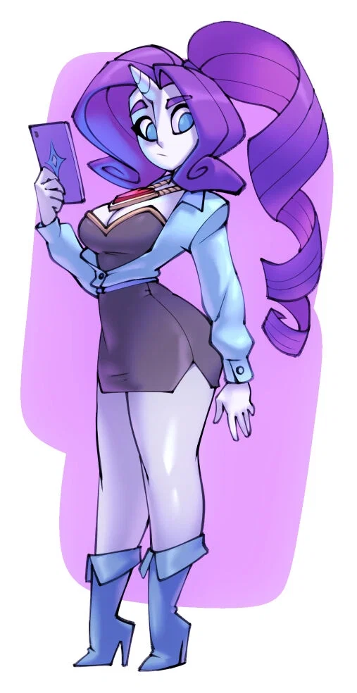 💎 Rarity Belle — How lucky you gotta be to work for a hidden gem like her? 