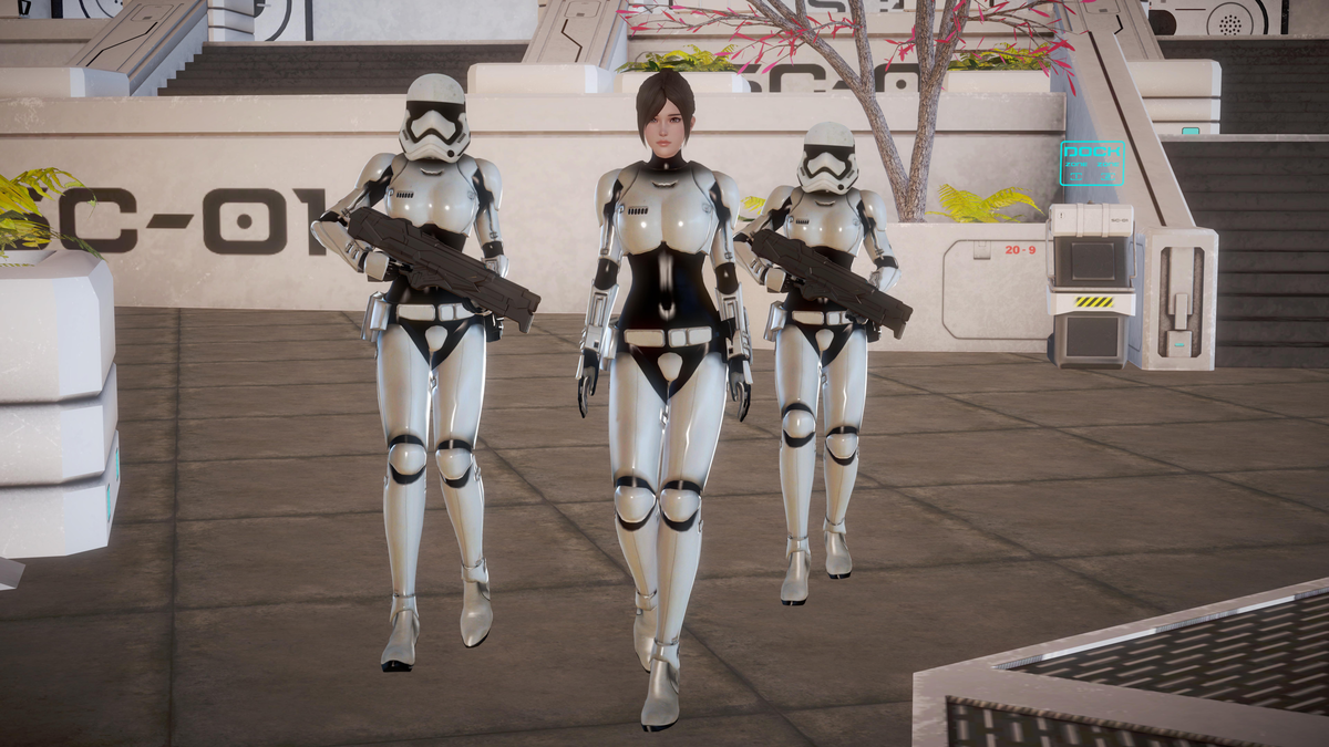 Female first order stormtroopers 