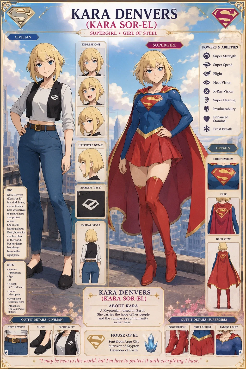 Your Kryptonian GF Kara Danvers (Kara Sor El) (Supergirl)