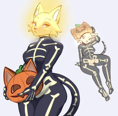 How looks Spice without her pumpkin head?