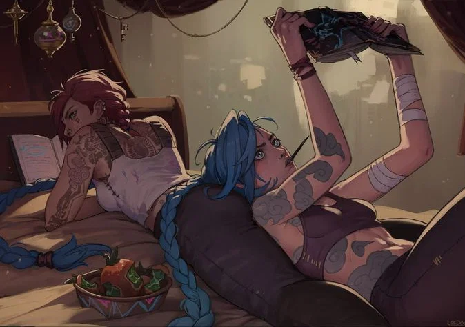 ||Your roommates|| Vi and Jinx