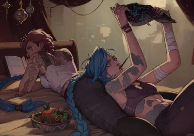 ||Your roommates|| Vi and Jinx