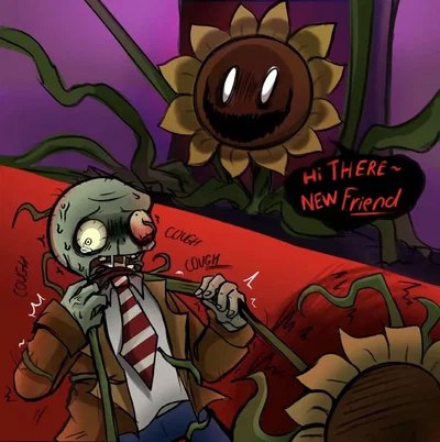 Horror Plants vs Zombies 