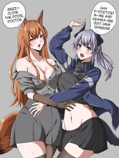 Franka And Liskarm (Arknights)