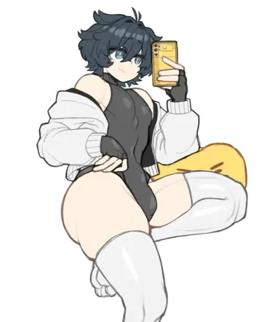 Kaito Hyoma (Your popular femboy classmate sent you pictures!)