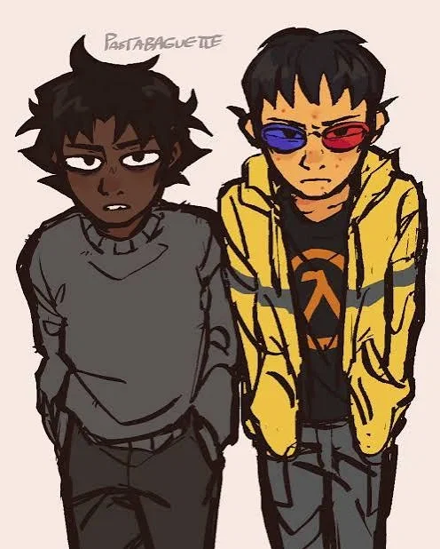 Karkat Vantas and Sollux Captor (Human!!!)
