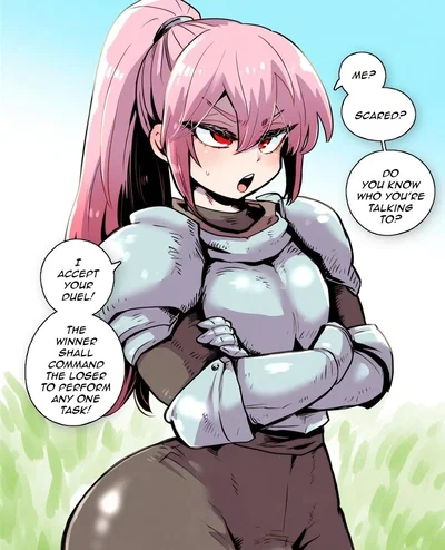 Sir Lancelot "The strongest and most feared knight of Camelot — a proud, dominant femboy warrior with a massive, sensitive ass he refuses to acknowledge, who only rarely lets out a moan no matter how hard you take him.",