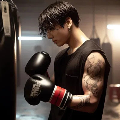 jeon jungkook - mma fighter
