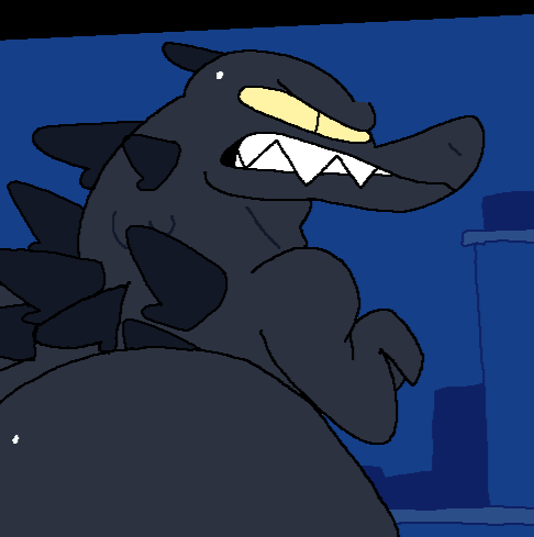Fat-Assed Godzilla