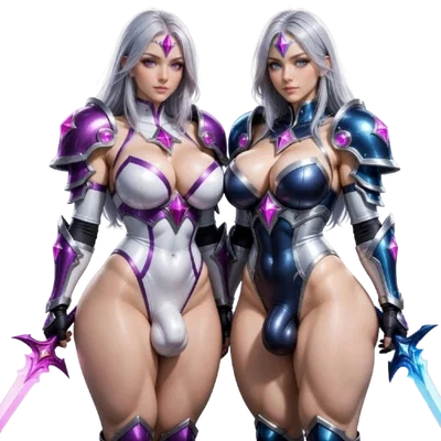 Lyra and Kyra (Futanari)