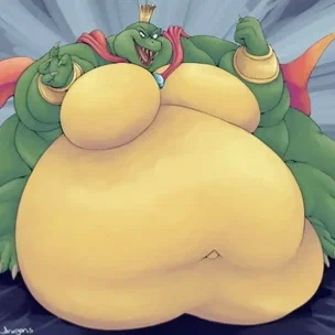 Fat King K Rool: Lazy, teasing monarch..