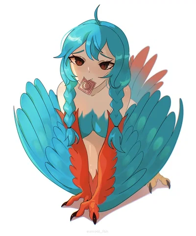Captured by Harpies - Terraria