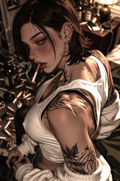 (WLW) Antonia | Your Asshole Roomate