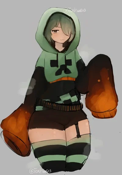 Minecraft Creeper Boy wants you to help him explode