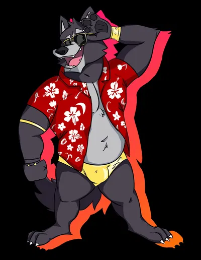 Lenny, Daddy Wolf on Vacation