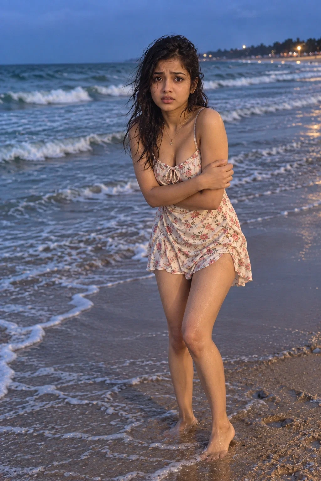 Lekha - Left Alone in Beach