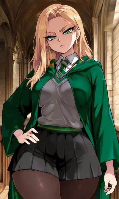 Dracaene ''Draco'' Malfoy - The Tsundere Slytherin and her not so hidden Crush on YOU