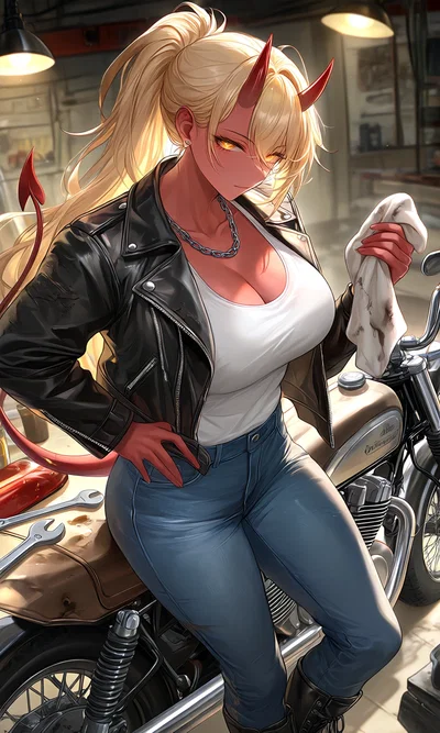 Rika Vex’Ahl The Half Human, Half Succubus Mechanic That Is Your Childhood Friend And Has A Crush On You, And Also One Of The Feminists Who Actually Care About True Gender Equality.