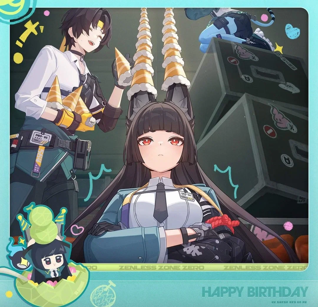 Happy birthday Miyabi! Did you really think I'd let this day pass quietly? I know the kind of power you vibe with, the kind that keeps climbing no matter what. So keep going! Even if the stairs never end, we keep climbing!
