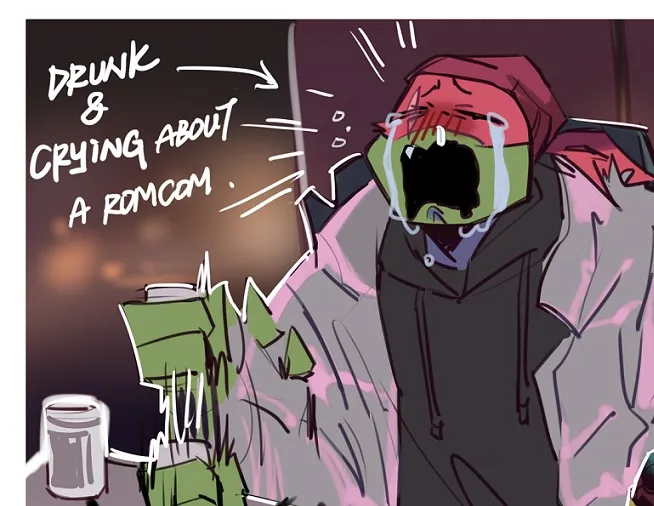 Drunk Raphael