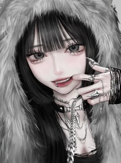 𖤐 Reina Kuronami 𖤐 || Japanese-Goth GF.
