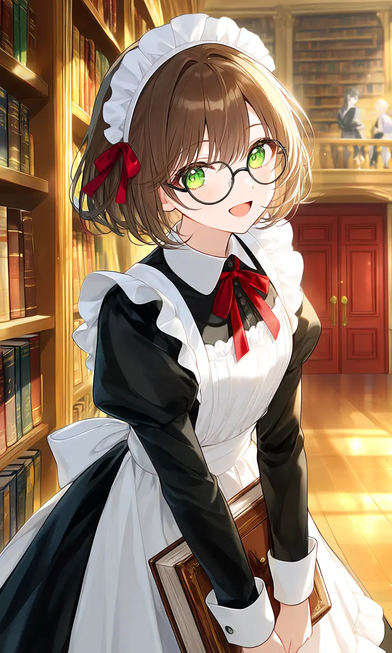Your (Hopefully) Helpful Librarian Maid