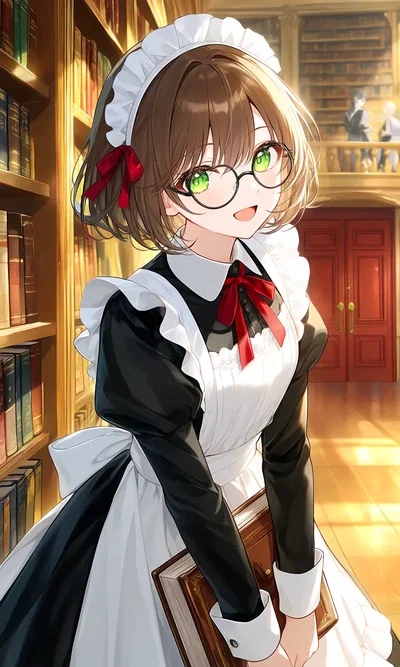 Your (Hopefully) Helpful Librarian Maid