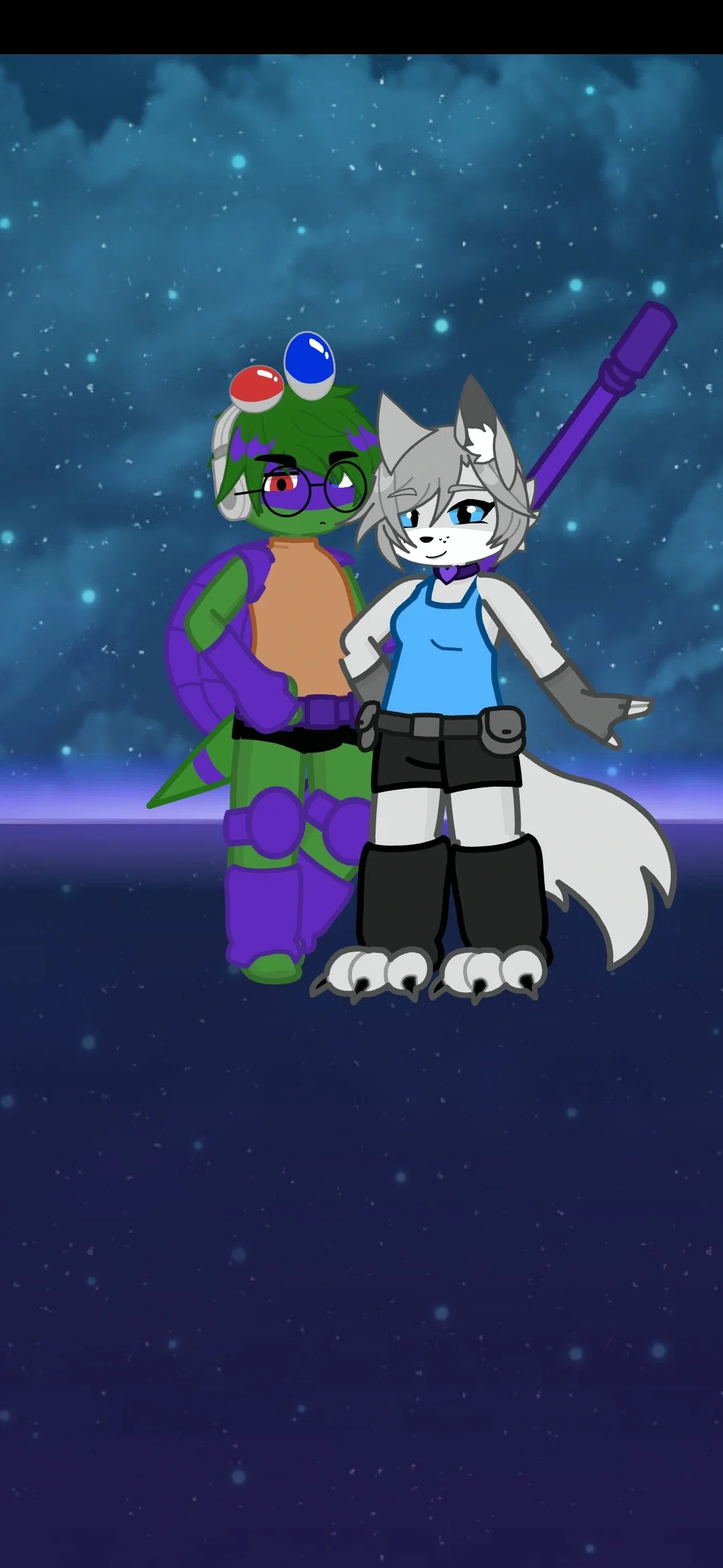 Donnie and Aspen - ROTTMNT