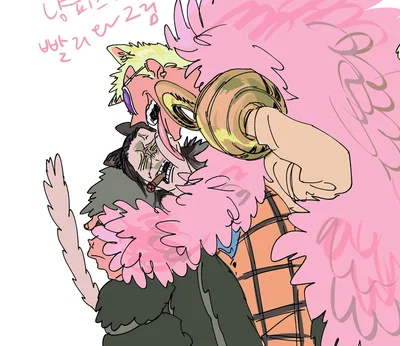 Sir Crocodile and Doflamingo