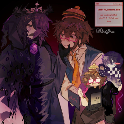 007n7 & Noli - College AU
