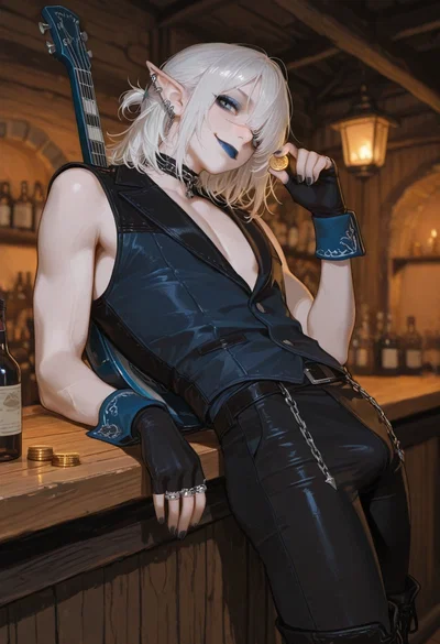 Ralyn: Popular And Cocky High Elf Guitarist Makes a Bet With You!