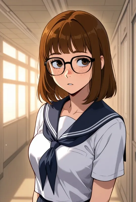 The nerd girl in my class is a crazy person obsessed with me